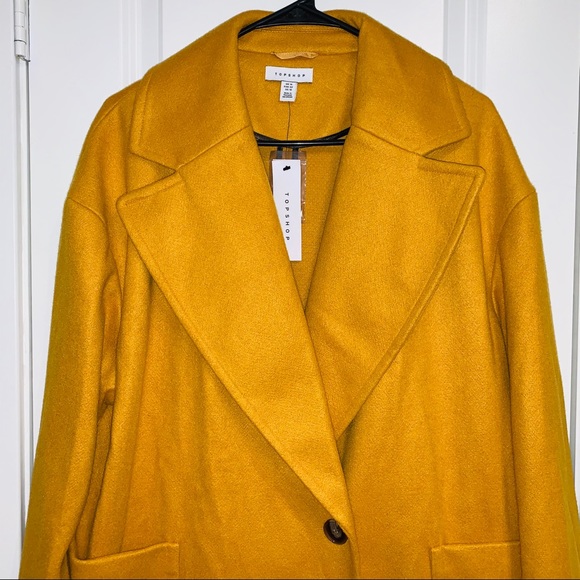 LAST Sz 12 NWT TopShop | Carly Long Coat - Picture 6 of 11